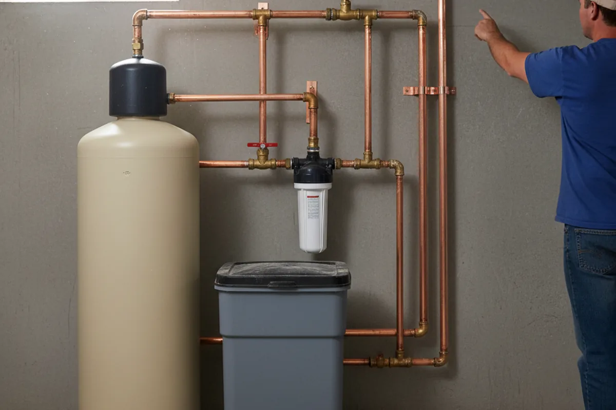 Whole-house water treatment system installed in El Paso